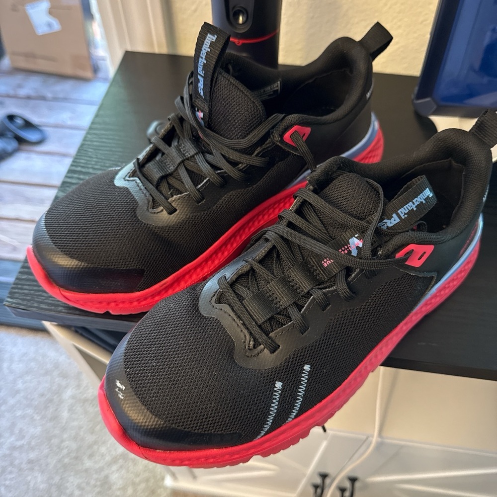 Timberland Black and Pink Sneakers
